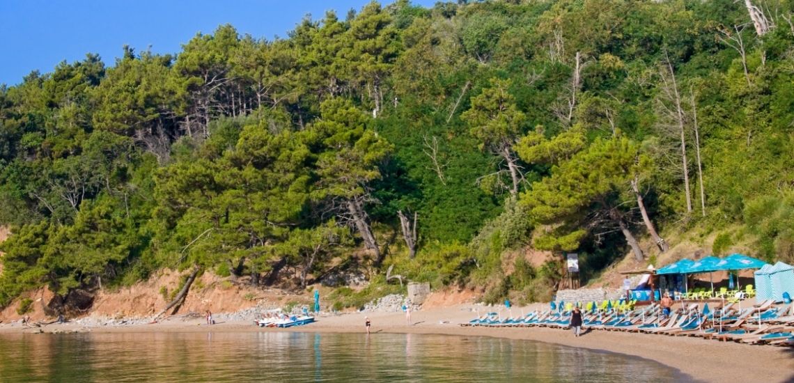 Mogren Beach, пляж Могрен в Будве