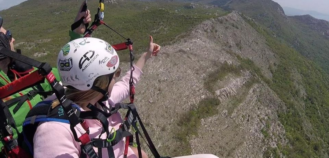 Paragliding Montenegro Club, полеты на параплане в Бечичи