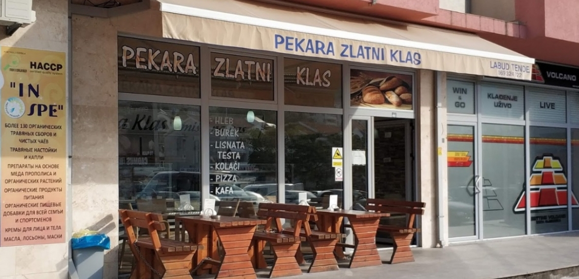 Pekara Zlatni Klas, пекарня Zlatni Klas в Будве