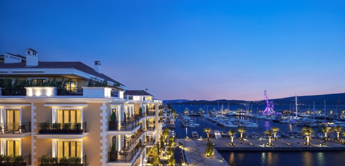 Porto Montenegro, a resort in Tivat