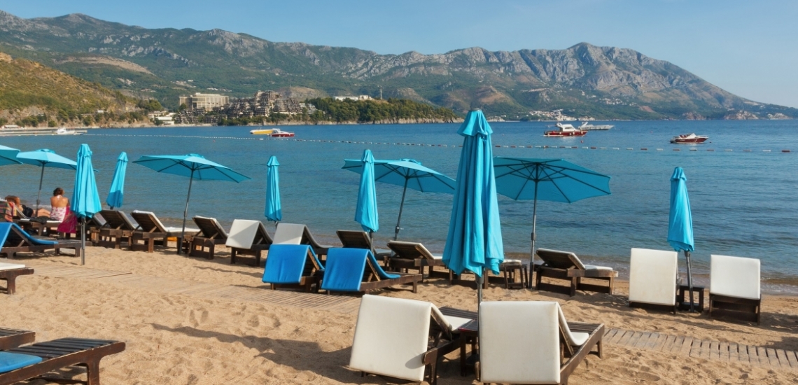 Slovenska Plaža, Славянский пляж в Будве