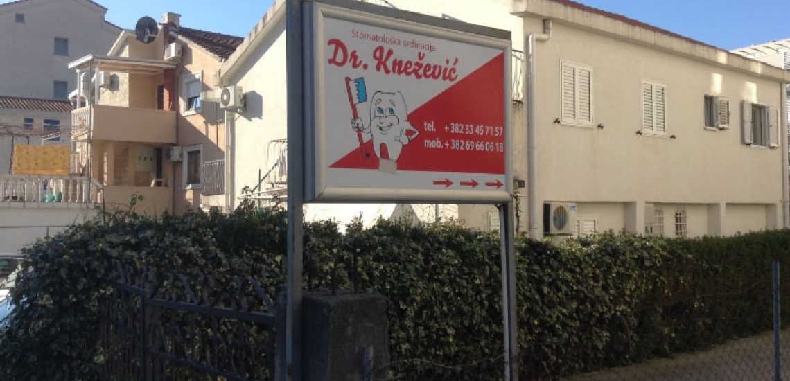 Stomatološka ordinacija Dr. Knežević, private dental clinic in Budva