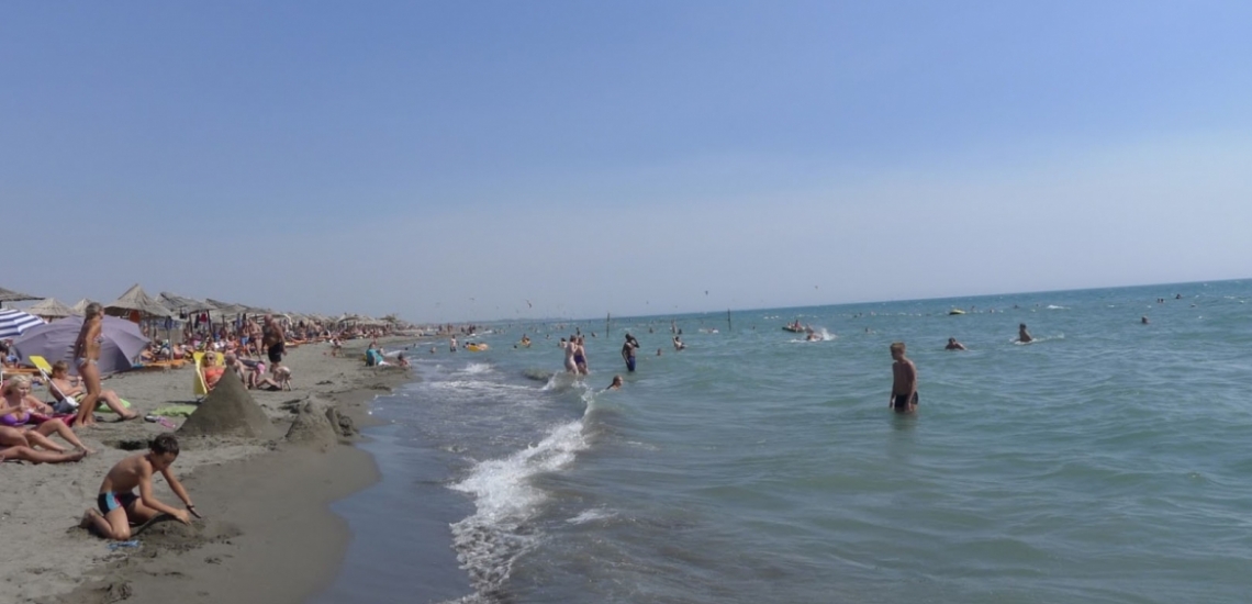 Velika plaža, the Great Beach in Ulcinj