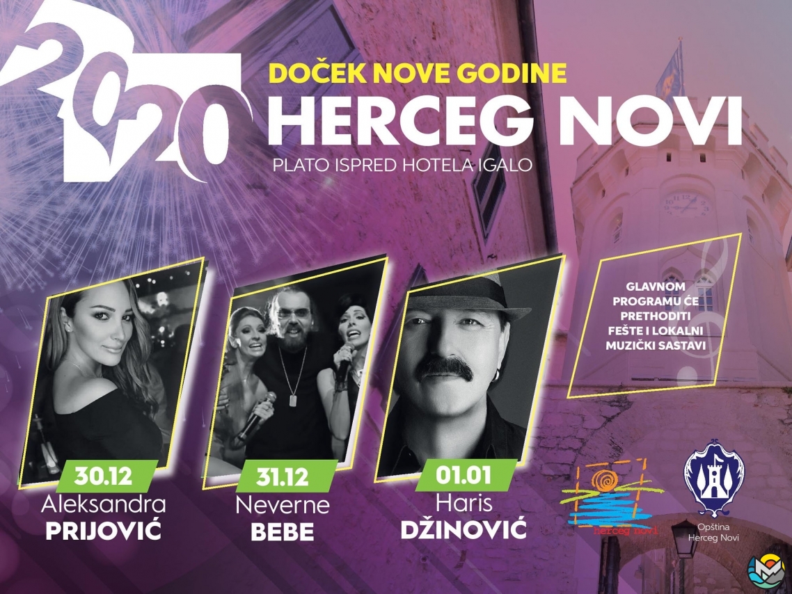 Event poster in Herceg Novi